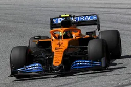 Norris penalised for overtaking under yellow in FP1