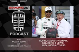 GP247 Podcast: Musings on Sir Jackie, Lewis, Albon and Mick Schumacher