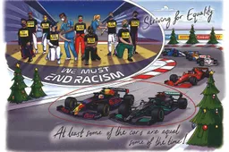 Bernie striving for equality in his Christmas Card