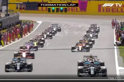 Extinction Rebellion use British GP start for eco-protest