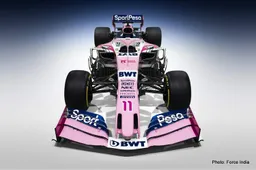 Sport Pesa Racing Point reveal 2019 pink RP19