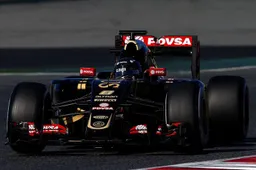 Barcelona Day 4: Grosjean and Lotus end test on a high