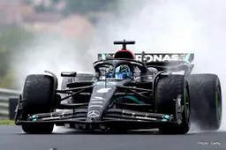 Hungary FP1: Russell tops rain interrupted session, Perez crashes