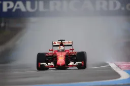 Vettel fastest on final day of Pirelli wet tyre test at Paul Ricard