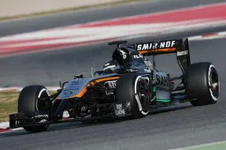 Force India: Very nice feeling to be back on track