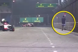 British man charged for walking onto Singapore track