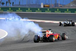 Vettel's race goes up in smoke before it even starts