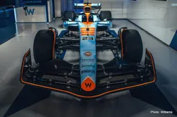 Williams unveil "Bolder than Bold" Gulf livery in Singapore