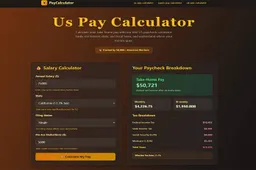Pay Calculator: Instantly Calculate Your Net Salary & Take-Home Pay (2026 Updated)