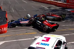 Mick Schumacher crashes on IndyCar debut