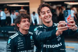 Rapid rise of Kimi Antonelli at Mercedes a big wake up call for George Russell