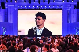 Lando Norris receives Laureus World Breakthrough of the Year Award