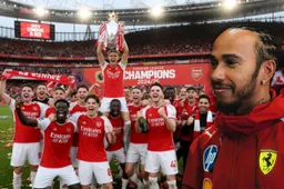 Lewis Hamilton admits he "shed a tear" after Arsenal ended English Premier League title drought