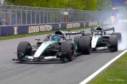 Toto Wolff says he half-enjoyed Kimi Antonelli and George Russell battle in the Canadian Grand Prix