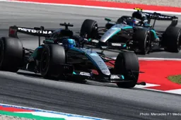 George Russell says "Ferrari pace was insane" and questions Mercedes strategy in Barcelona