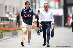Max Verstappen was not born to race in the Formula 1 midfield his manager warns Red Bull