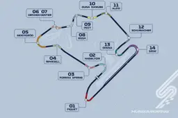 Formula 1 legends immortalised as Hungaroring names every corner for 40th anniversary