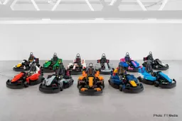 LEGO takes over Silverstone as Formula 1 drivers swap race cars for brick-built minicars