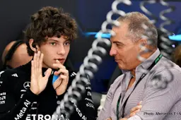 Kimi Antonelli credits great family and great Mercedes team in his journey to the top of Formula 1