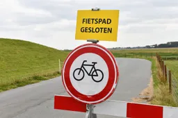 fietspad gesloten