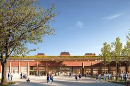 Impressie zuidzijde station Groningen