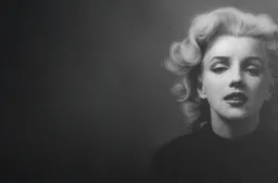 Marilyn Monroe © Alexander Timofeev, Ted Stampfer Collection (liggend zwart-wit)