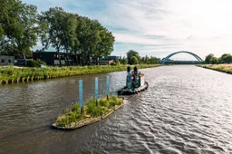eiland langs Van Starkenborghkanaal 2