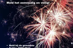 Meld overlast door vuurwerk
