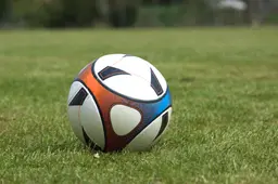 voetbal overzicht gras veld