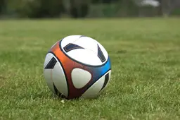 voetbal overzicht gras veld