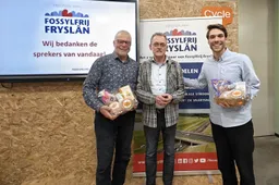 V.l.n.r. Jan Slager, Bouwe de Boer en Jens van der Laan