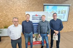 V.l.n.r. Bouwe de Boer, Koos Agtereek, Anne Wind en Michiel de Wit