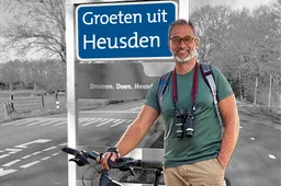 ansichtkaart met ad op pad