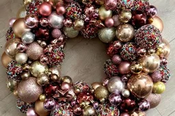 kerstballenkrans