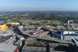 stadshart luchtfoto