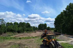 Aanleg slenk Hollandse Hout (© Staatsbosbeheer)