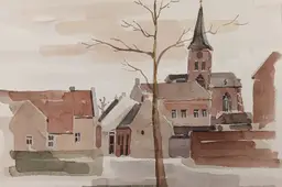 Dorpstraat achter t Sinterkläöske  Jacques Beelen 2022