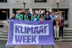 Klimaatweek Kick-off in Arnhem met Klimaatburgemeesters en Gedeputeerden.Anne van der Heijden