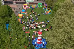 Stormbaan in Ressen op Koningsdag 2026