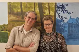 v.l.n.r. huisarts Brian Kerssemeijer en Nicole van Swelm.Joris