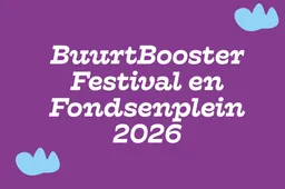 Buurtbooster festival agenda