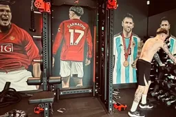 Garnacho's home homage to Man Utd great Ronaldo and Messi