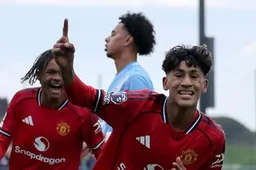 Carrick watches Gabriel on target again as Man U18s cruise to Blackburn win