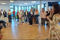 Muzikaal intermezzo tijdens Vrouwendag