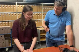 DR Reinout Meijer en Nynke Gubbels tijdens op podcastopnames2