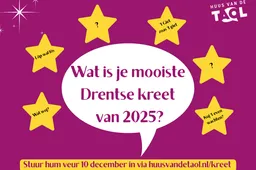HvdT Mooiste Drentse kreet van 2025 Huus van de Taol