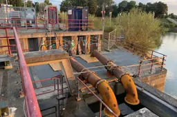 WDOD Tijdelijke pompinstallatie gemaal Ankersmit Deventer