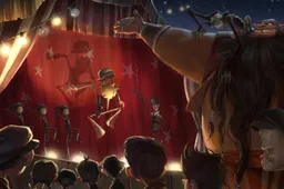 Artwork van Guillermo del Toro's Pinocchio