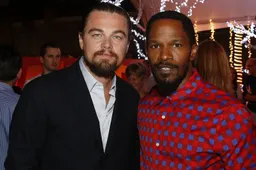DiCaprio en Jamie Foxx in Mean Business On North Ganson Street