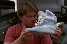 Nike introduceert zelfstrikkende Back to the Future-schoenen